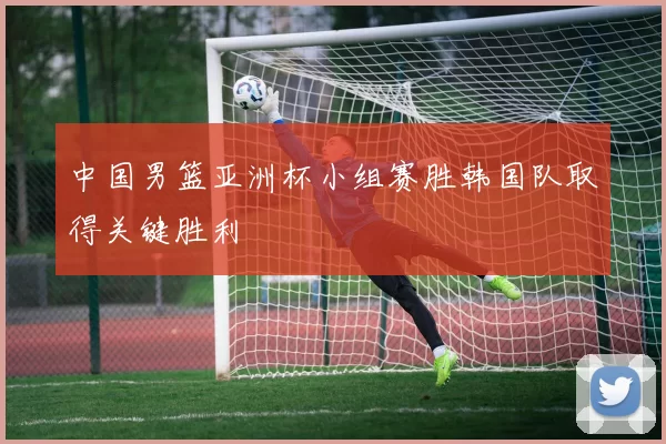 中国男篮亚洲杯小组赛胜韩国队取得关键胜利